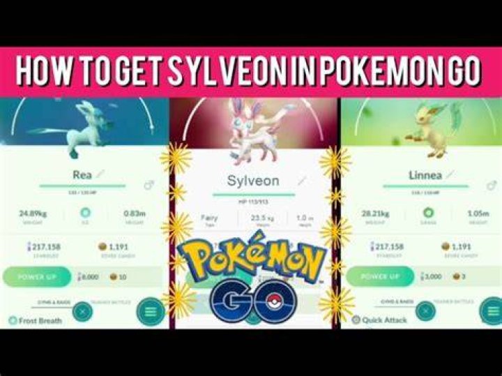 How to make sylveon in pokemon go