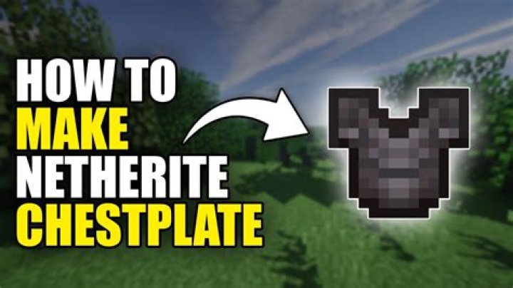 How to make the best chestplate in minecraft