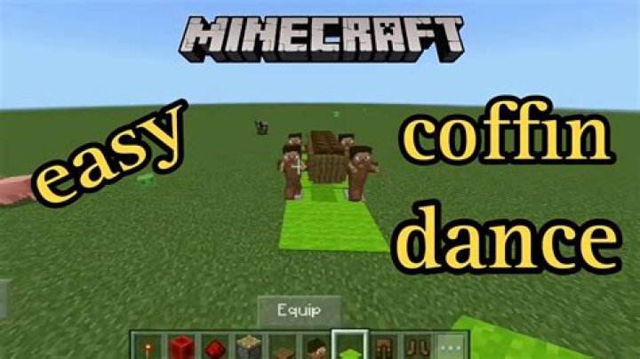 How to make the coffin dance in minecraft
