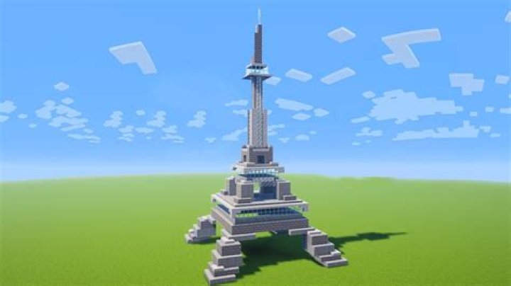 How to make the eiffel tower in minecraft