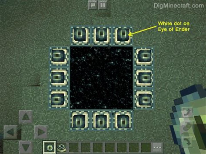 How to make the end portal in minecraft