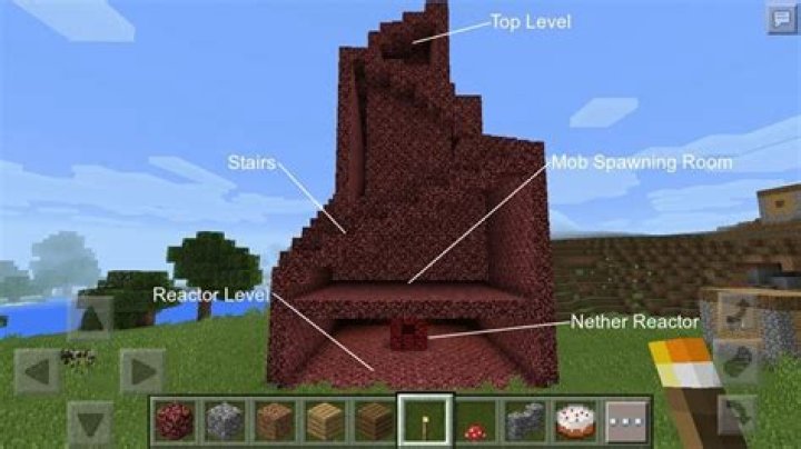 How to make the nether in minecraft pe