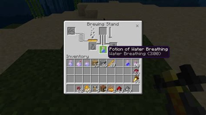 How to make underwater breathing potion in minecraft