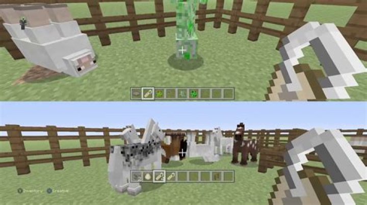 How to make upside down animals in minecraft