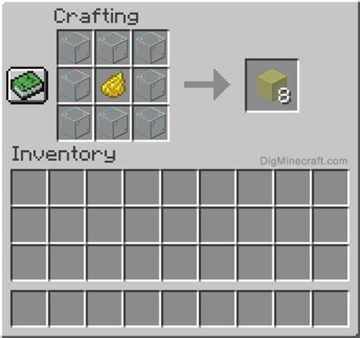 How to make yellow stained glass in minecraft