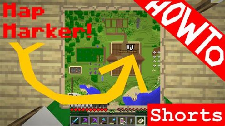 How to mark a map in minecraft pe