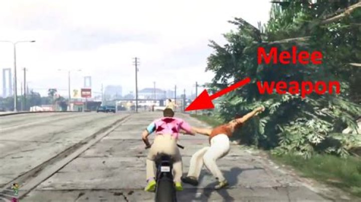 How to melee on a bike in gta 5