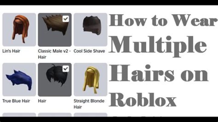 How to mix hair on roblox