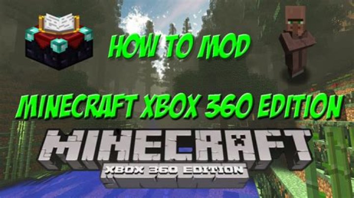 How to mod minecraft xbox 360 with usb