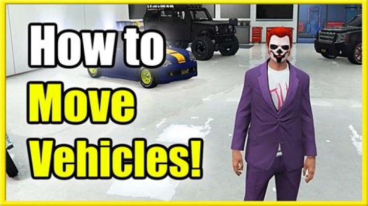 How to move cars between garages gta 5