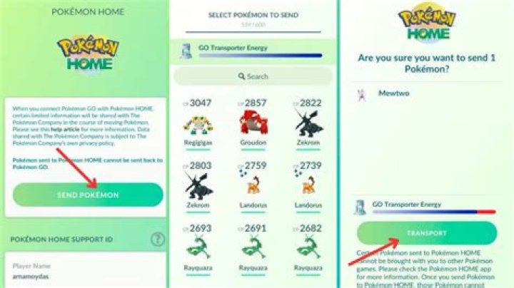 How to move pokemon from pokemon go to pokemon home
