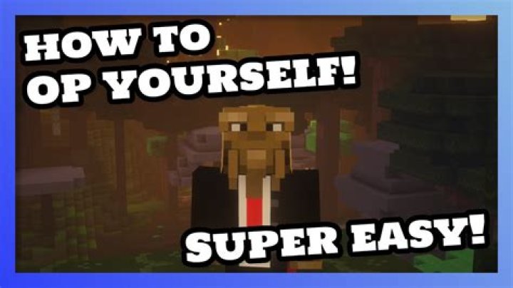 How to op yourself in minecraft single player