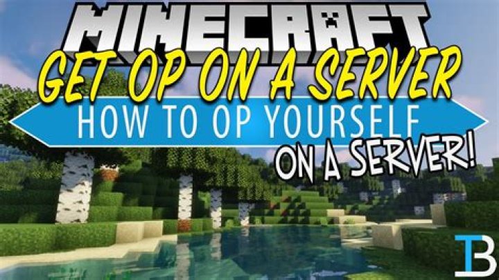 How to op yourself on a minecraft server