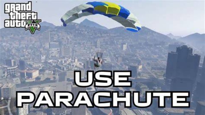 How to open a parachute in gta 5 ps4