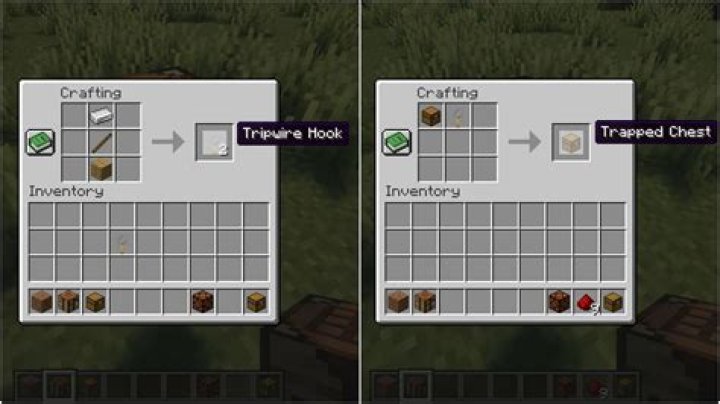 How to open a trapped chest in minecraft