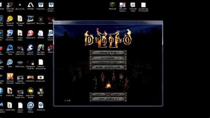 How to open diablo 2 in windowed mode