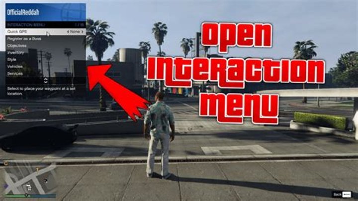 How to open the interaction menu in gta 5 pc