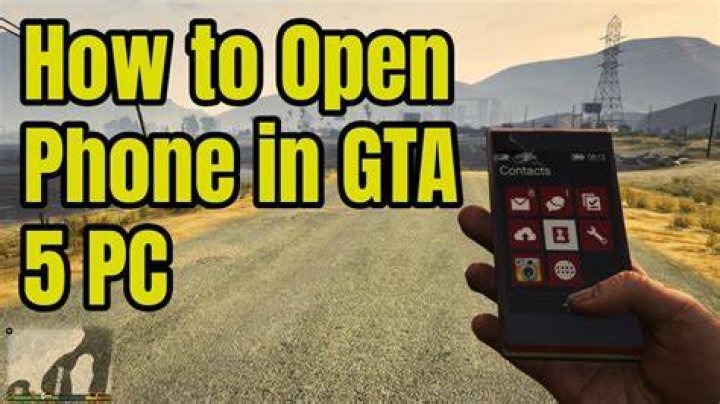 How to open your phone in gta 5