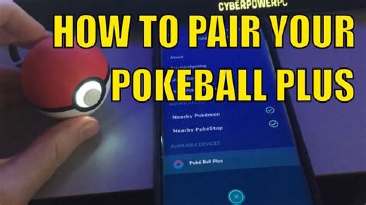 How to pair pokeball plus to pokemon go