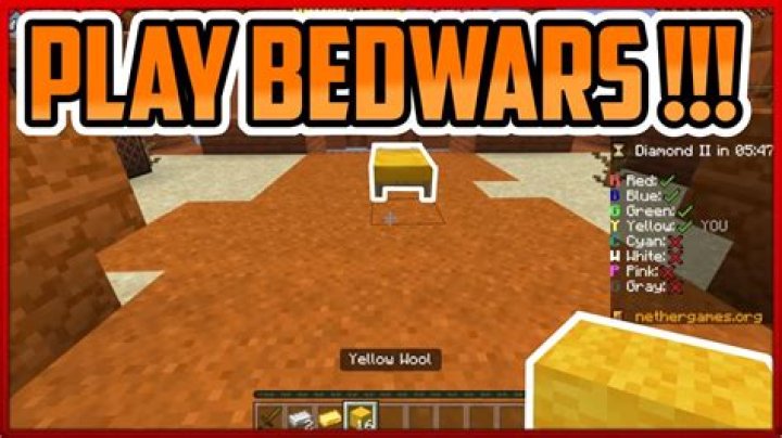 How to play bedwars in minecraft java edition
