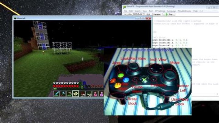 How to play minecraft with xbox 360 controller