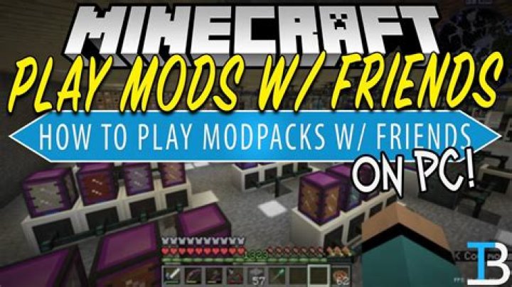How to play modded minecraft with a friend