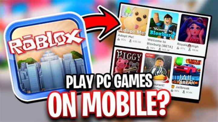 How to play pc roblox games on mobile
