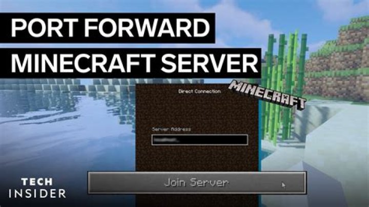 How to port forward minecraft at&t