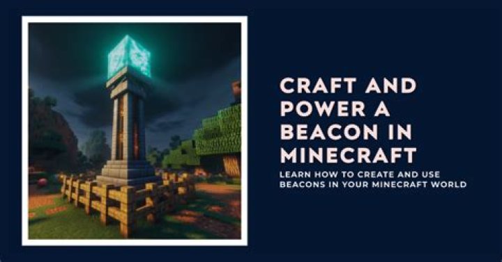 How to power a beacon in minecraft pe