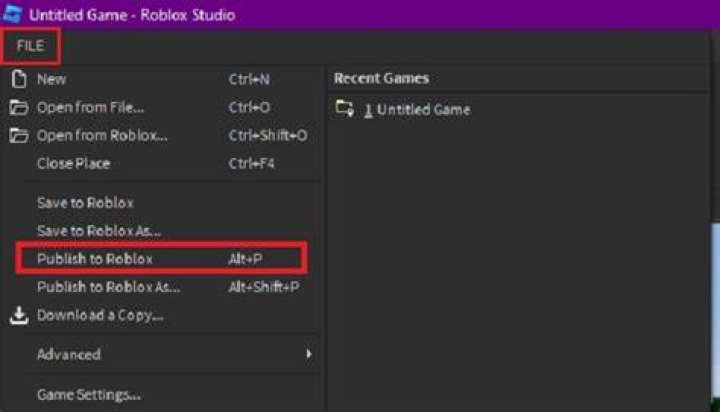 How to publish games on roblox