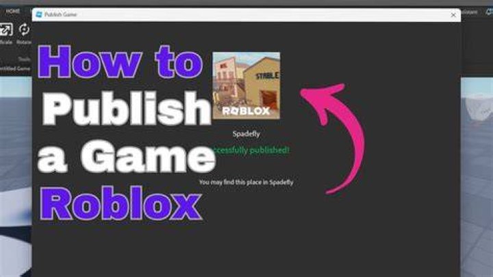 How to publish your game on roblox