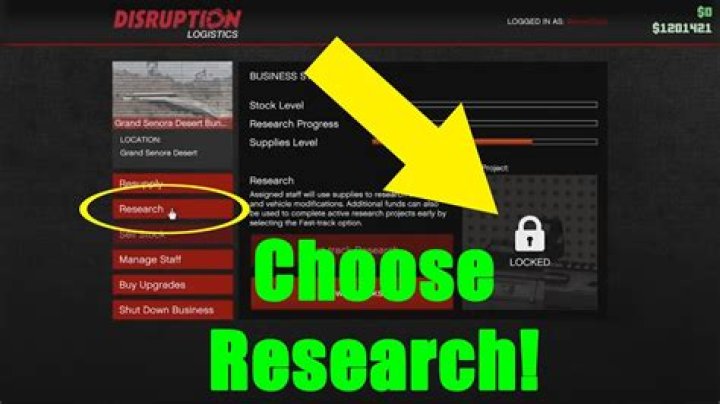 How to purchase via research gta 5