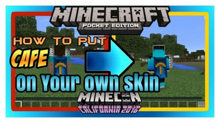 How to put a skin on minecraft pe