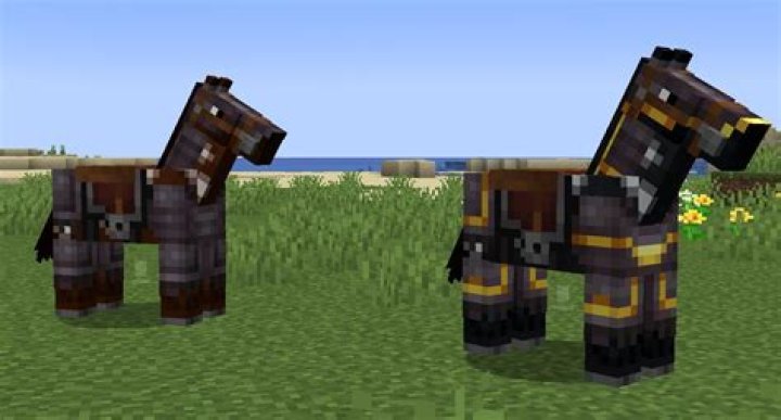 How to put armor on horses in minecraft