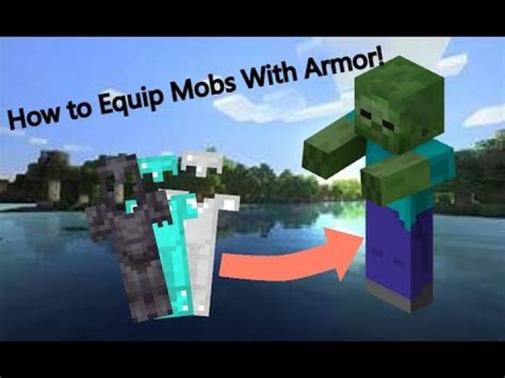 How to put armor on mobs in minecraft