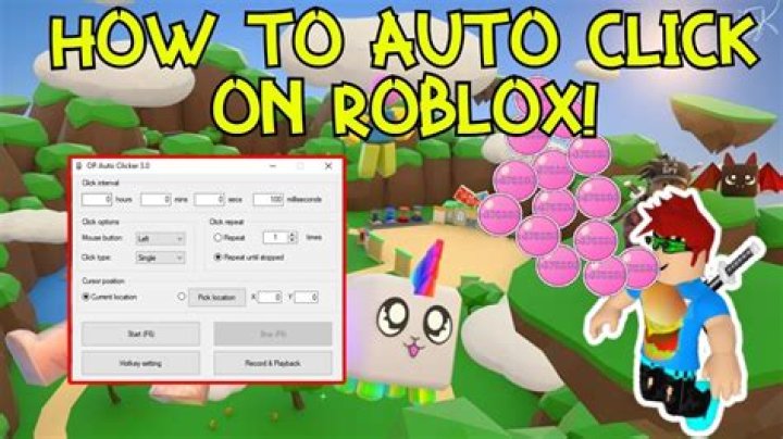 How to put auto clicker on roblox