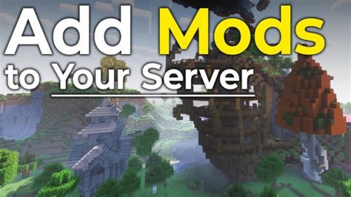 How to put mods on your minecraft server