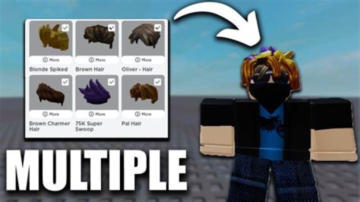 How to put more hair on roblox
