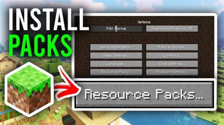 How to put resource packs on minecraft server
