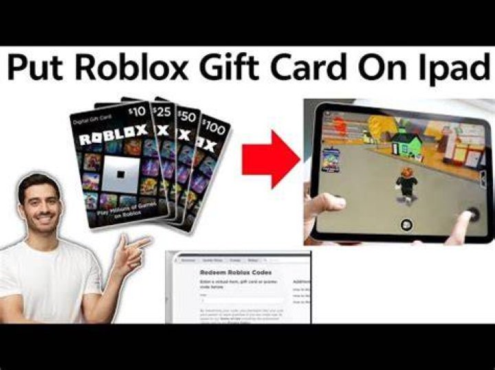 How to put roblox gift card on ipad