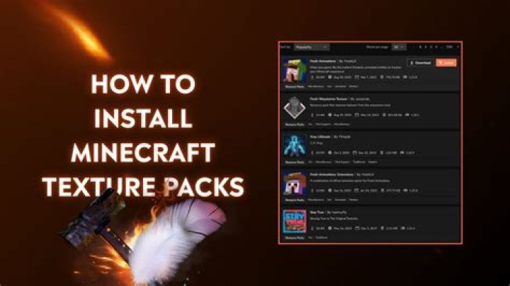 How to put texture packs on minecraft pc