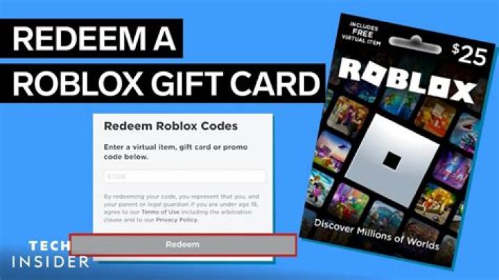 How to put your roblox gift card in