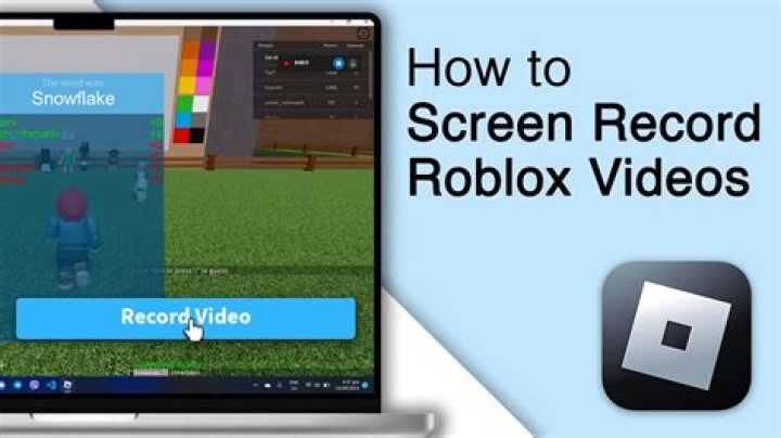 How to record a video on roblox