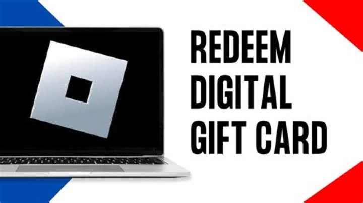 How to redeem a digital roblox gift card