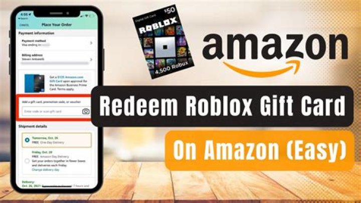 How to redeem amazon roblox gift card