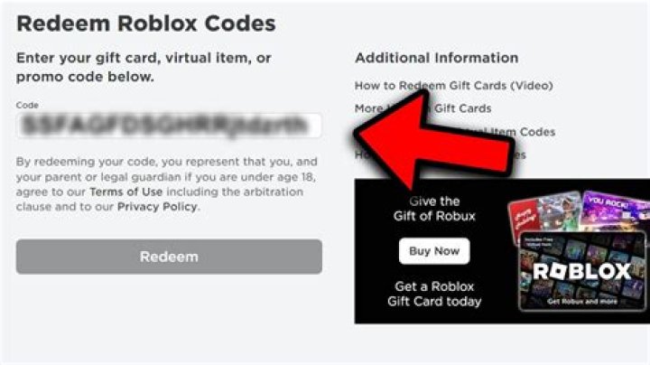 How to redeem promo codes on roblox