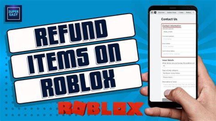 How to refund on roblox mobile