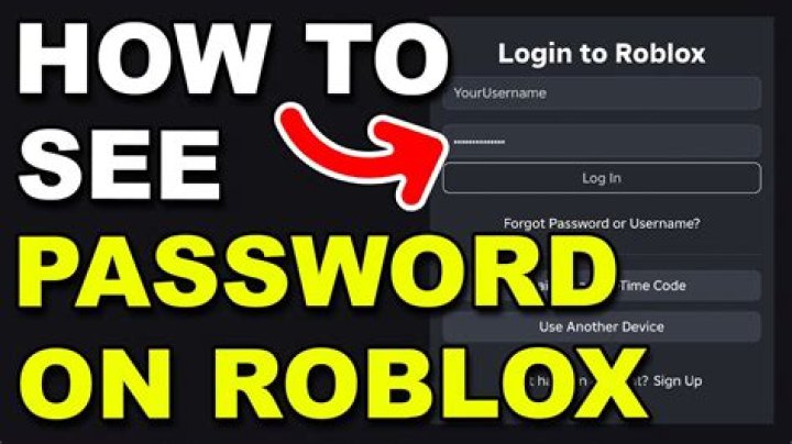 How to remember your roblox password