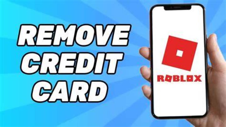 How to remove credit card from roblox on ipad
