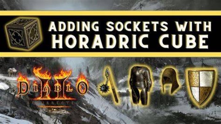 How to remove sockets diablo 2